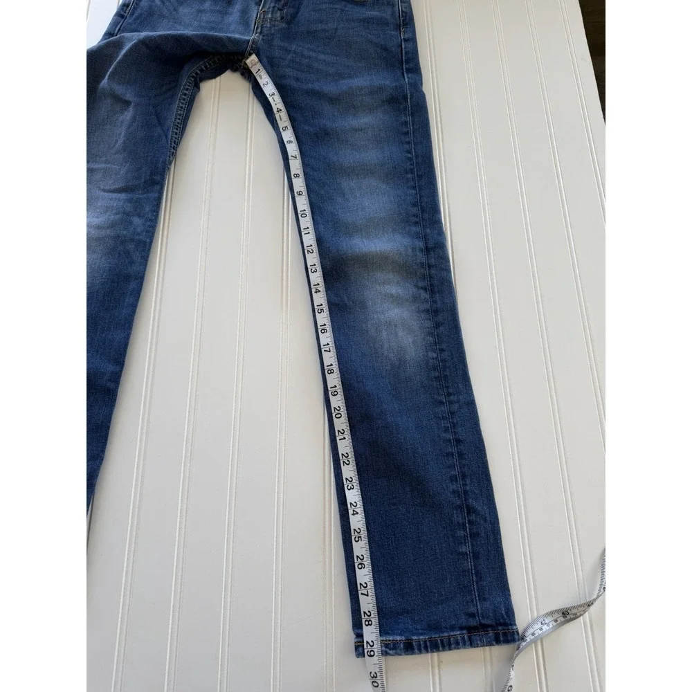 Levi's 511 Stretch Slim Fit Medium Wash Denim Tapered Leg Jeans Men's Size 30x32